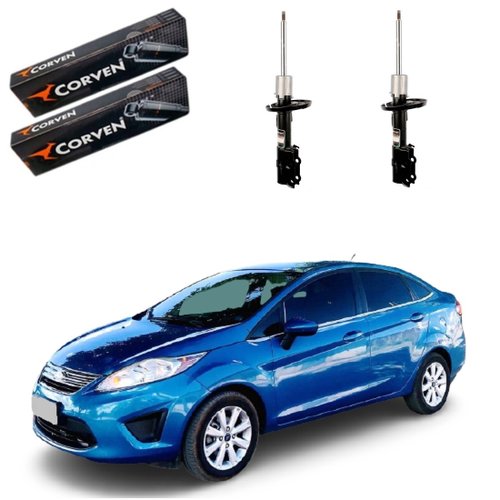 2 amortecedor dianteiro new fiesta 2010 2013 2014 2015 2018