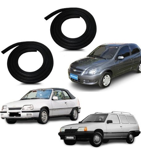2 borracha porta celta 2pts kadett / corsa 2pts 1994 a 2002