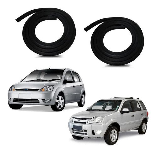 2 borracha porta ecosport 2003 a 2007 2008 2009 2010 2011 12