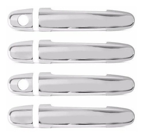 Aplique cromado capa da maçaneta hilux sr srv sw4 2005/2015