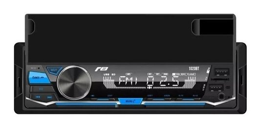 Auto radio som carro bluetooth 2usb controle suporte celular