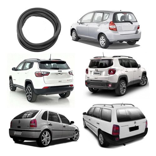 Borracha porta malas honda fit 2003 a 2008 / jeep renegade