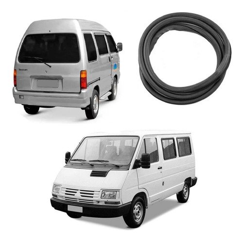 Borracha tampa porta malas 4,55m towner 93/99 trafic 97/2002