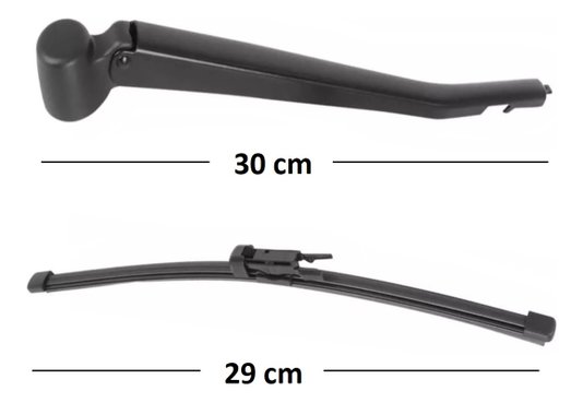 Braco limpador traseiro e palheta bmw x1 2010/2013 2014 2015