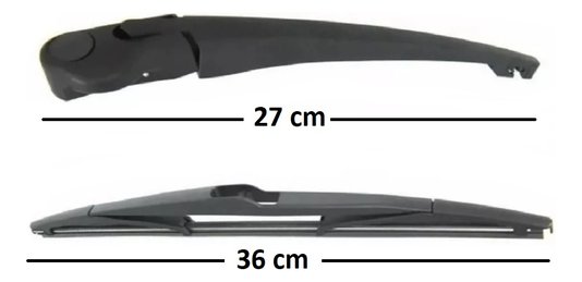 Braco limpador traseiro e palheta c4 picasso 2008 2009/2013