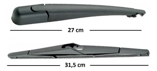 Braco limpador traseiro e palheta para hyundai i30 2011 2012