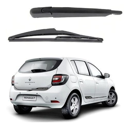 Braco limpador traseiro e palheta renault sandero 2019
