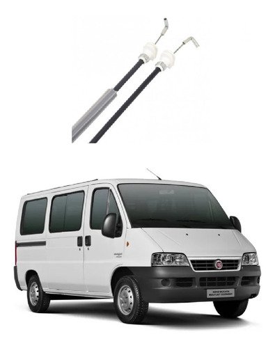 Cabo comando porta dianteira esquerda ducato 2003 2004/2009