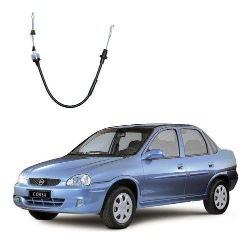Cabo embreagem corsa mpfi 1.4 1.6 97 98 99 2000 775mm iks