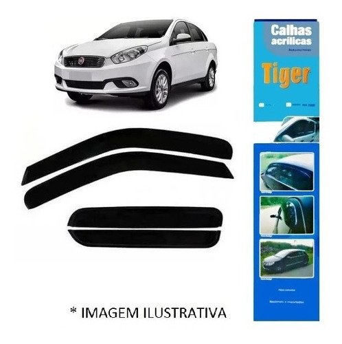 Calha chuva grand siena 4p 2012 a 2016 2017 2018 2019 2020