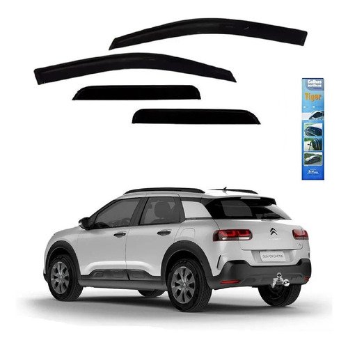 Calha de chuva citroen c4 cactus 4p 2018 2019 2020 2021 jogo