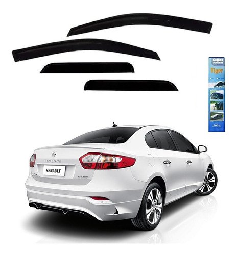 Calha de chuva fluence 4p 2011 2012 2013 2014 2015 2016 2017