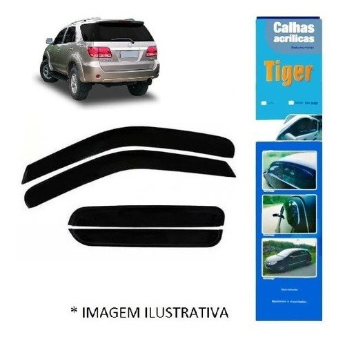 Calha de chuva hilux sw4 4p 2005 2006 2007 a 2013 2014 2015