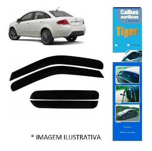 Calha de chuva linea 4p 2009 a 2011 2012 2013 2014 2015 2016
