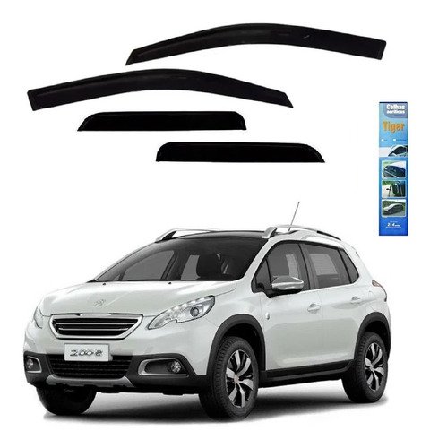 Calha de chuva peugeot 2008 4p 2015 2016 2017 2018 jogo