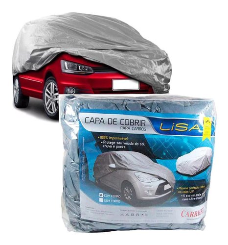 Capa carro externa com forro parcial tamanho g