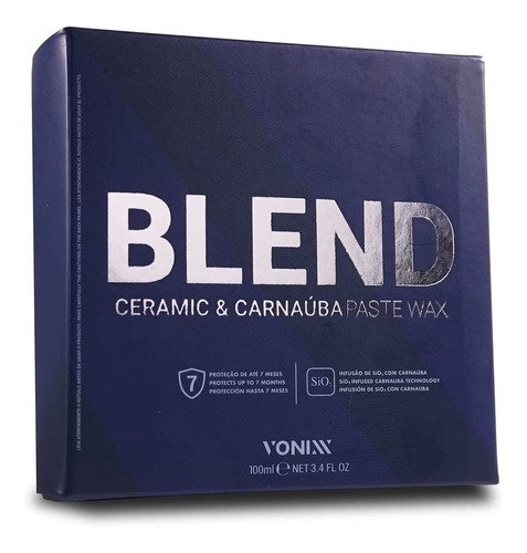Cera pasta blend paste wax carnaúba sílica vonixx 100 ml .