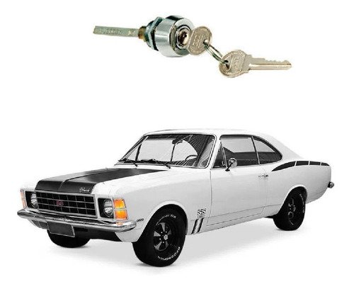 Cilindro porta malas c/ chave opala 1974 1975 1976 1977 1978