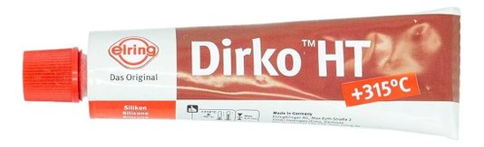 Cola junta liquida elring dirko ht silicone vermelho 315o c