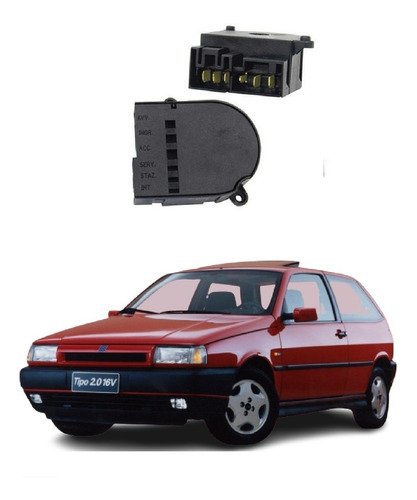 Comutador ignição partida fiat tipo 1993 1994 1995 1996 1997