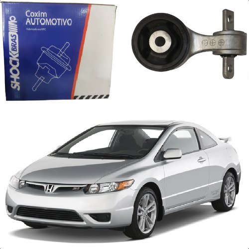 Coxim traseiro cambio civic 1.8 16v manual 2007 2008 a 2012