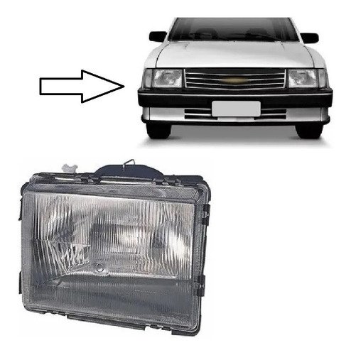Farol direito chevette 83 a 85 86 87 88 89 90 91 92 93 orgus
