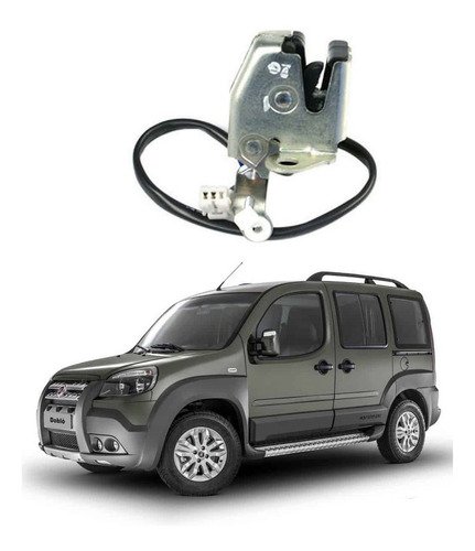 Fechadura manual inferior porta traseira baú doblo (2 fios)
