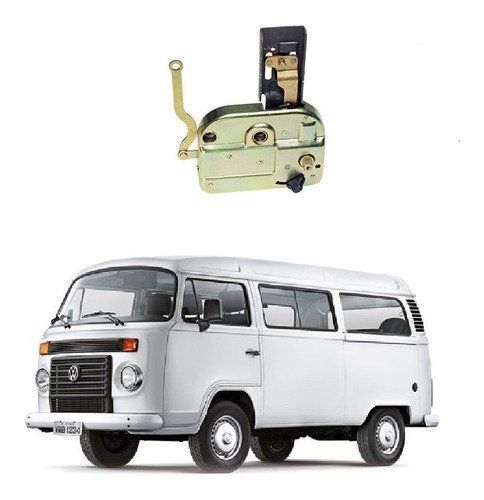 Fechadura mec porta meio corrediça kombi clipper 1997 a 2013
