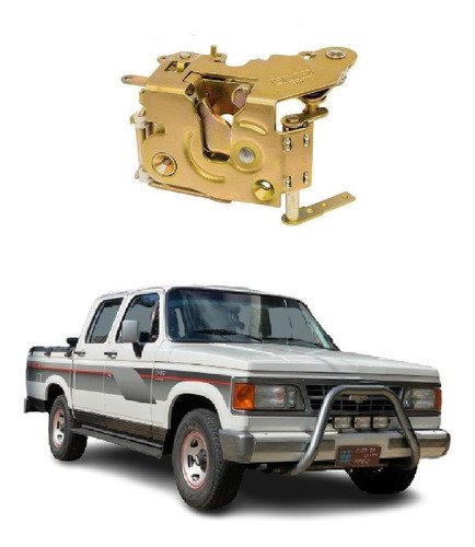 Fechadura porta dianteira esquerda d20 1985 1986 1987 1988