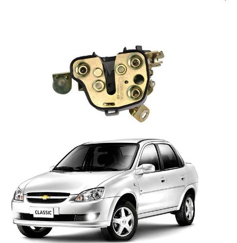 Fechadura porta tras esq mec corsa classic 4p 2011 2012 2013