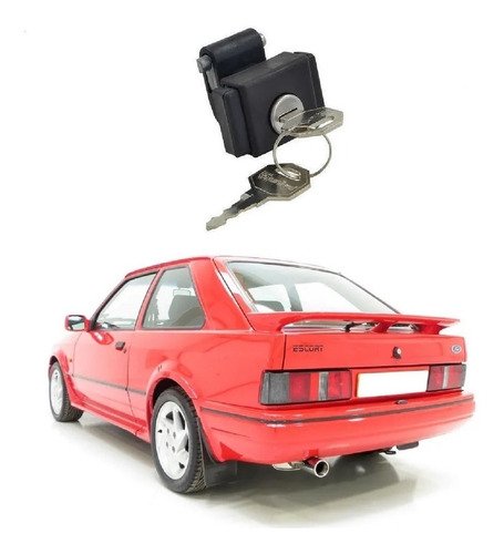 Fecho porta luvas escort c/ chave 1983 a 1989 1990 1991 1992