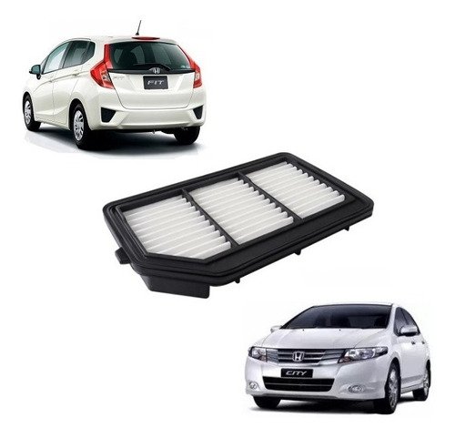 Filtro ar motor honda fit / city 1.5 16v 2015 2016 2017 2018