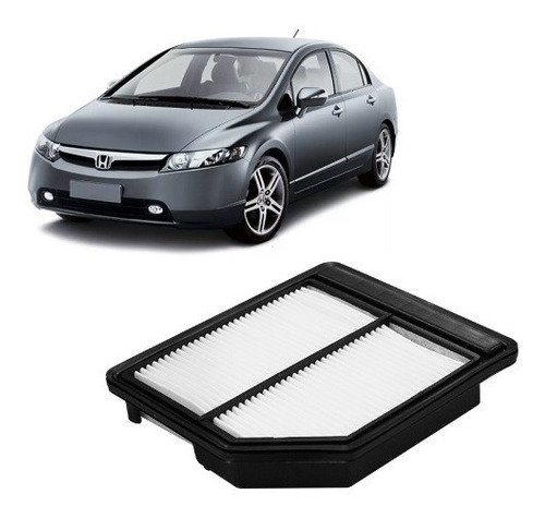 Filtro ar motor new civic 1.8 16v 2007 2008 2009 2010 2011