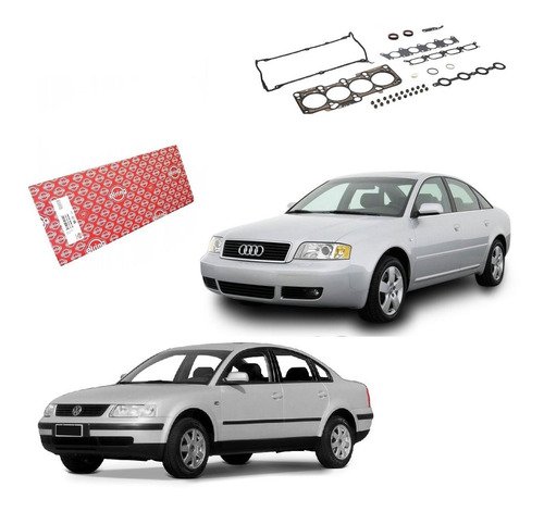 Jogo de junta superior cabeçote audi a4 1.8 20v 1997 a 2005