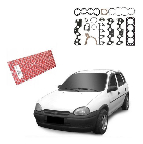 Jogo de junta superior cabeçote corsa 1.0 8v efi 1994 a 1999