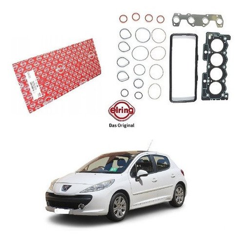 Jogo junta cabeçote peugeot 206 1.4 8v 2004 2005 2006 2007