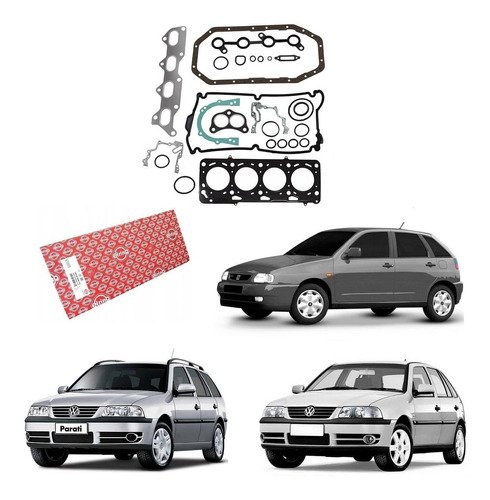 Jogo junta do motor gol 1.0 16v mi ea111 1999 2000 2001