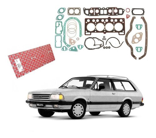 Jogo junta motor belina 1.6 cht 1983 1984 1985 1986 1987