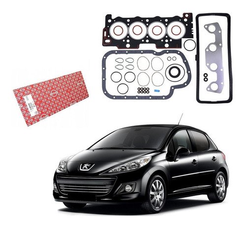 Jogo junta motor peugeot 207 1.4 8v 2008 2009 2010 2011 2012
