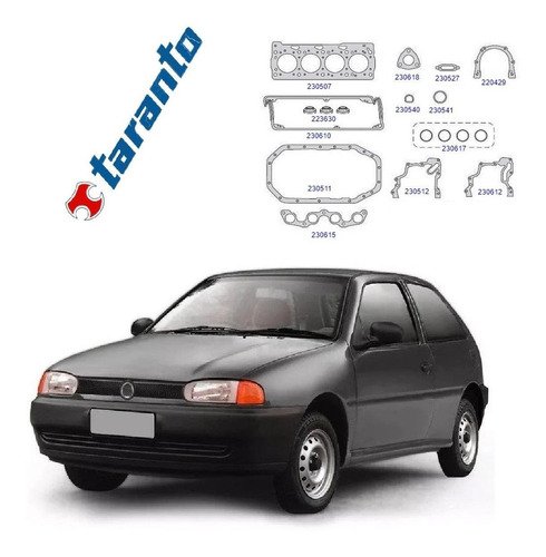Jogo junta motor s/ret gol 1.0 8v at 97 1998 1999 2000 2001