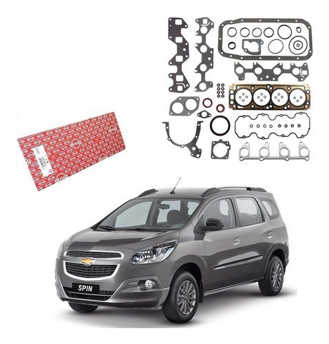 Jogo junta motor spin 1.8 8v 2012 2013 2014 2015 2016