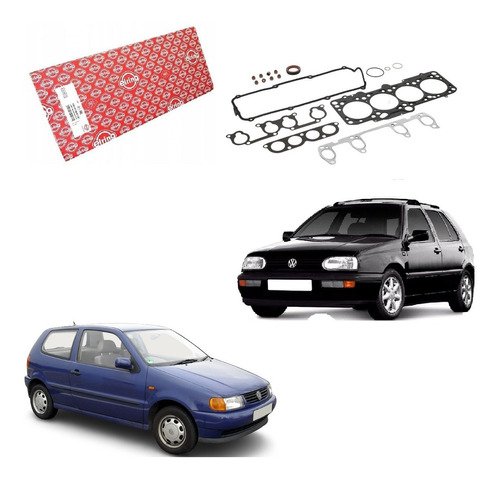 Jogo junta superior cabeçote golf 1.6 ap 8v 1994 1995 a 1998