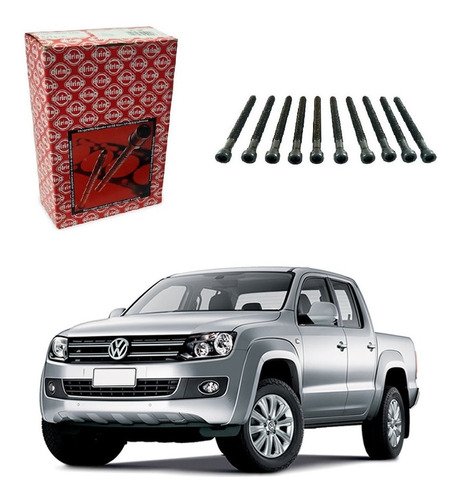 Jogo parafuso cabeçote amarok 2.0 16v diesel 2012 2013 2014