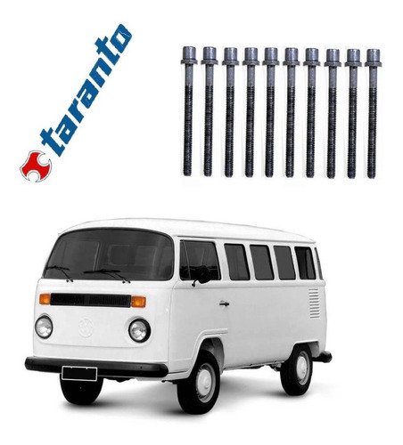 Jogo parafuso cabeçote kombi diesel 1.6 1985