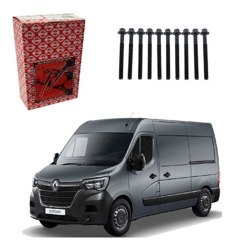 Jogo parafuso cabeçote renault master 2.5 16v 2010 2011
