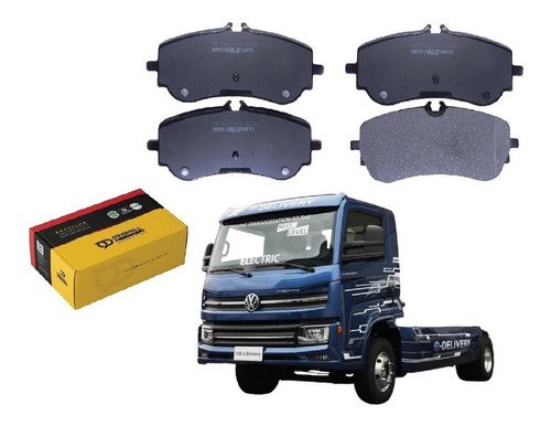 Jogo pastilha. freio traseira vw delivery express 2.8 2019