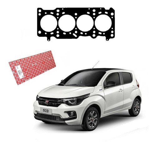 Junta cabeçote fiat mobi 1.0 8v fire evo 2017 2018 2019