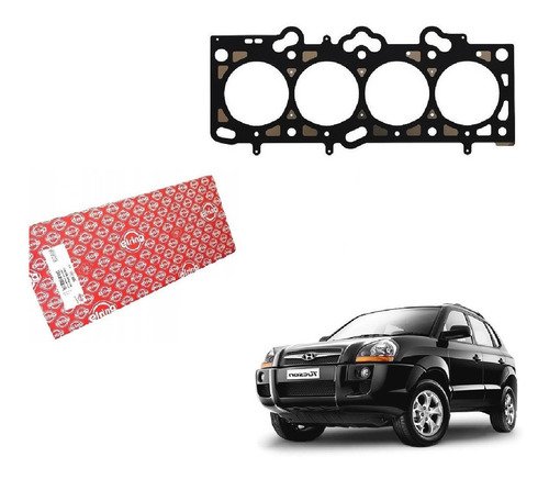 Junta cabeçote hyundai tucson 2.0 g4gc 2008 2009 2010