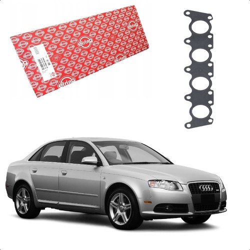 Junta coletor escape audi a4 1.8 20v 2003 2004 2005 2006