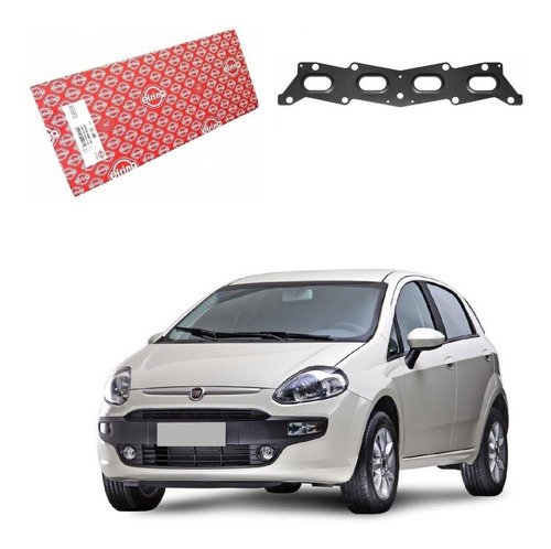 Junta coletor escape punto 1.4 16v t-jet 2013 2014 2015/2016